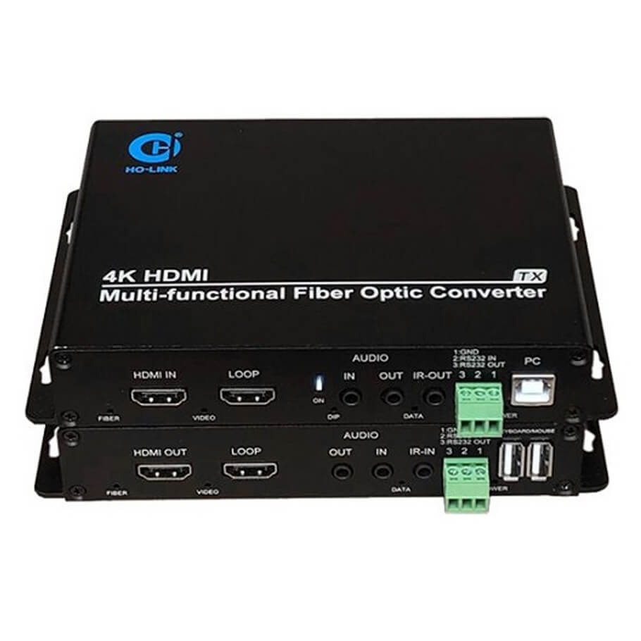 Bộ kéo dài HDMI quang HO-LINK HL-HDMI-4K-USB-20T/R